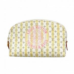 Louis Vuitton Bag/Pouch LV Stamp Pochette Tick PM M28679 Banana Yellow Women's